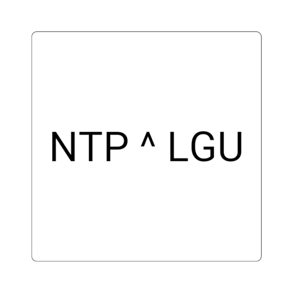 NTP ^ LGU Sticker
