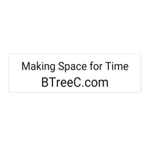 Load image into Gallery viewer, Bumper Sticker: &quot;Making Space for Time&quot;
