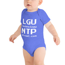 Load image into Gallery viewer, Bitcoin Baby one piece: &quot;Lumber Go Up Technology - Nakamoto Tree Project&quot;
